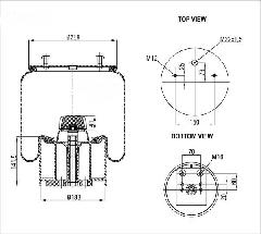 0542943210 - Arc pneumatic complet BPW30K 215x215