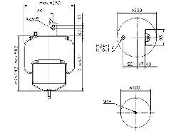 1R10704 - Arc pneumatic complet GOOD oțel VOLFH12 215x215