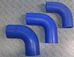 19350X350 - Silicone hose, shaped 19/350X350 90° 215x215