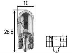 8GP003594251 - Izzó 24V W5W (üvegtalpas) 215x215