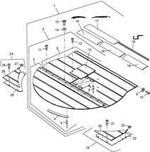 04220058814 - Bolt  M10x25 215x215