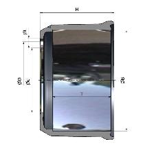 1701E - Brake drum DAF 215x215