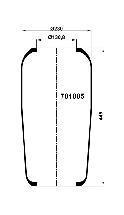 781885 - Air spring bellows MAN 215x215
