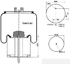 784912-5C - Air spring 215x215