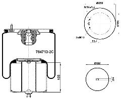 784713-2C - Air spring 215x215