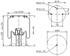 1R11764 - Air spring SCHMITZ 0 70x70