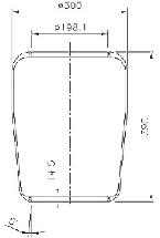 9010 - Air spring bellows GOOD 1F32 215x215