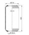 AB444L - Air Spring  0 70x70