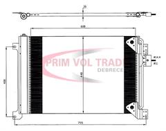 PVT00010886 - Klímahűtő - IVECO 215x215