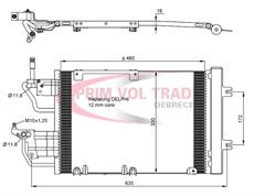 PVT00010894 - Klímahűtő - OPEL 215x215