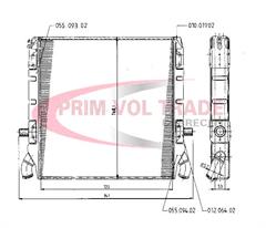 PVT00051818 - Vízhűtő - SCANIA 215x215