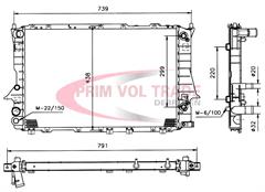 PVT00052085 - Vízhűtő - AUDI 215x215