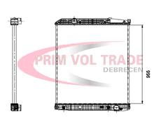 PVT00053273 - Vízhűtő  ACTROS 215x215