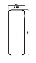 8040 - Air spring bellows 2E18A 215x215