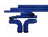 80150x150 - Silicone hose, shaped 80/150X150 90° 0 70x70