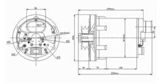 19025347 - Generátor 28V 140A 215x215